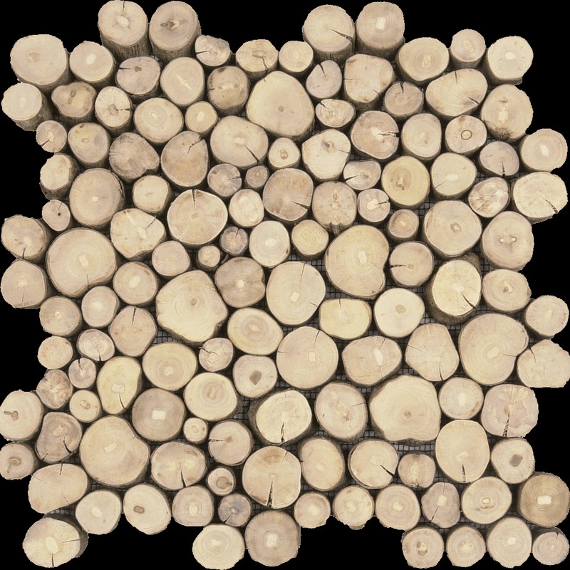 Wood log sliced
