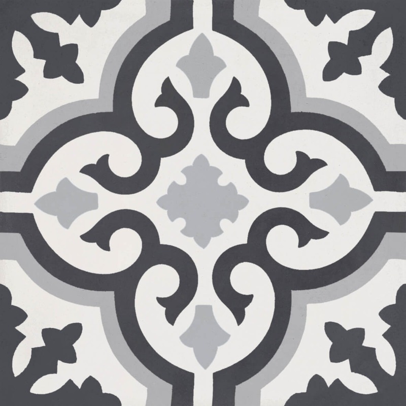 Cement Tile Square Mixed CIMI106