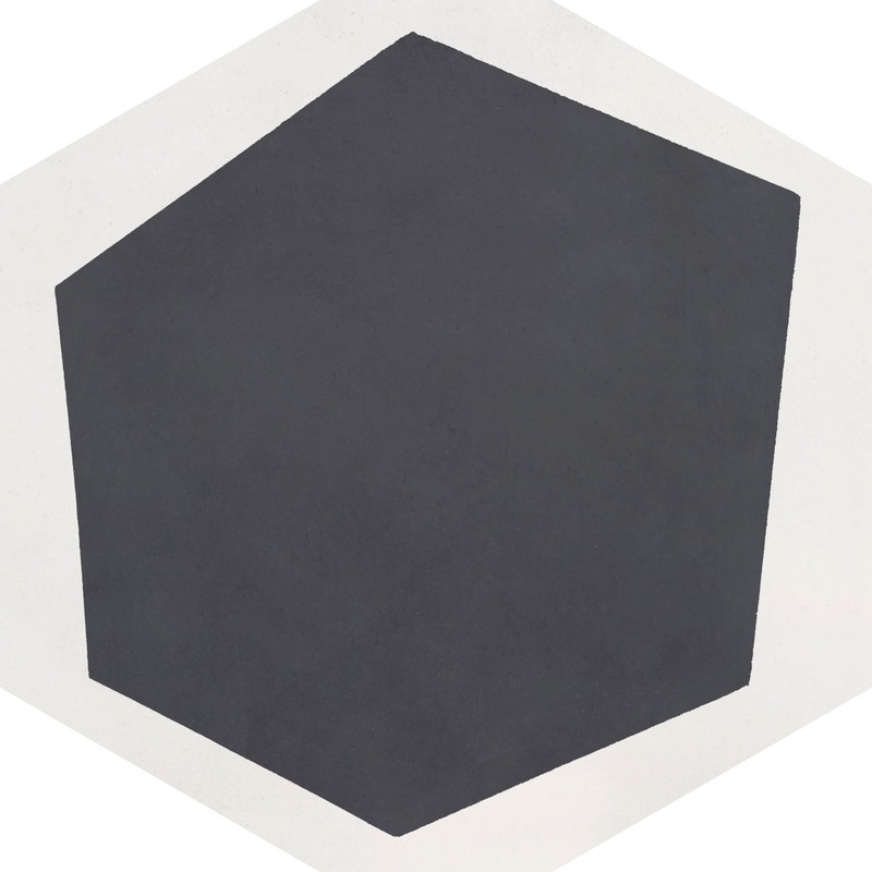 Cement Tile Hexagon Mixed CIMI22