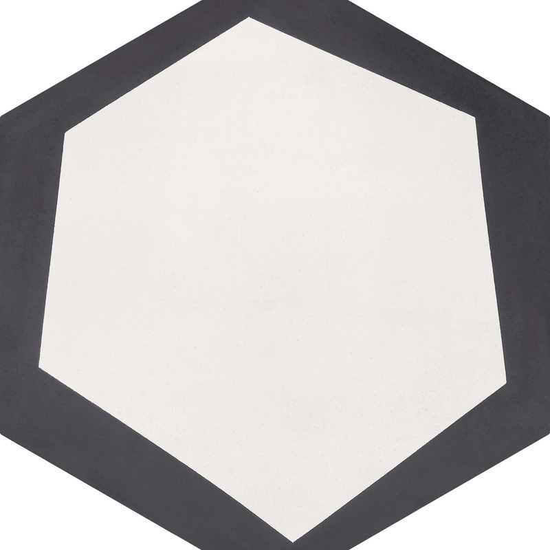 Cement Tile Hexagon Mixed CIMI23