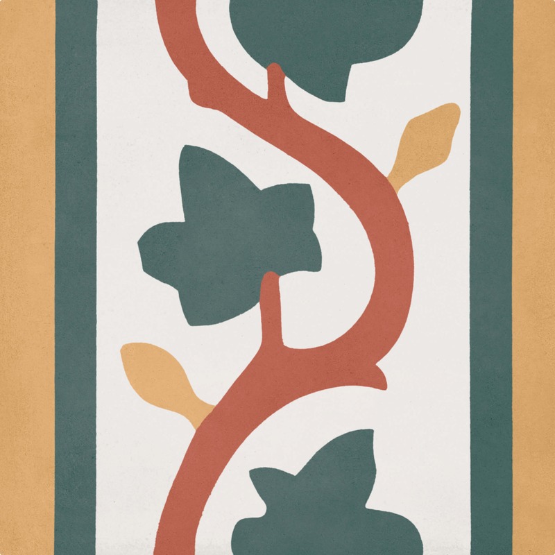Cement Tile Square Mixed CIMI31