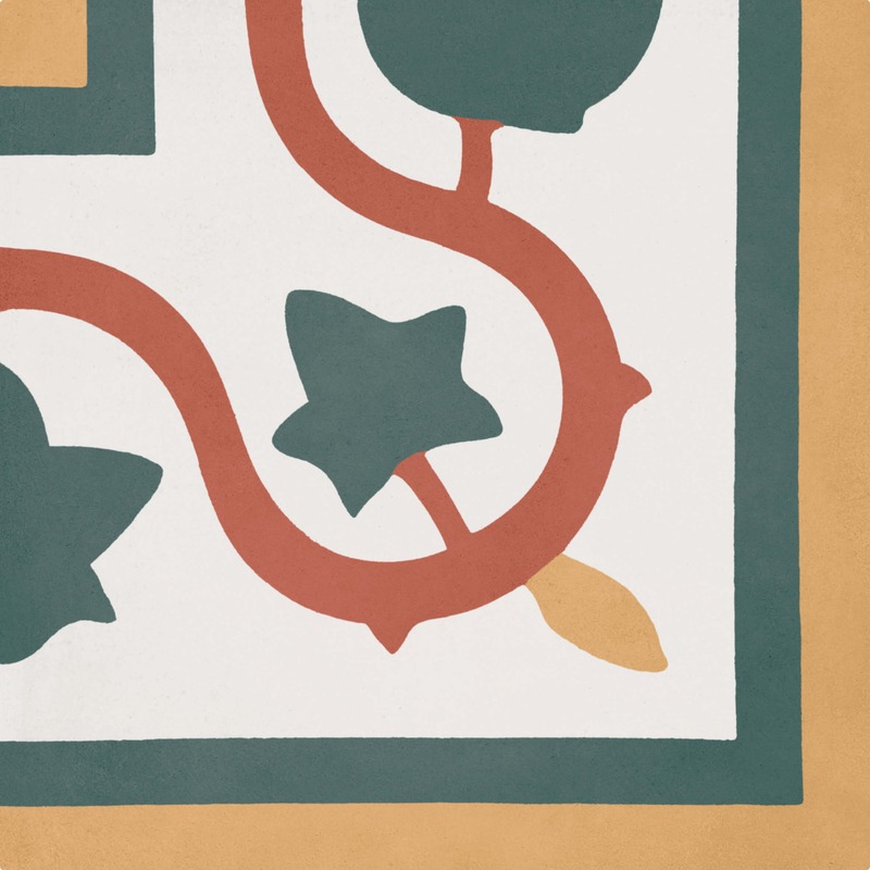Cement Tile Square Mixed CIMI32