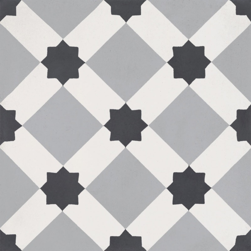 Cement Tile Square Mixed CIMI68