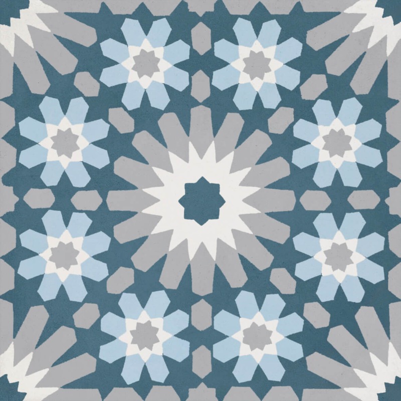 Cement Tile Square Mixed CIMI73
