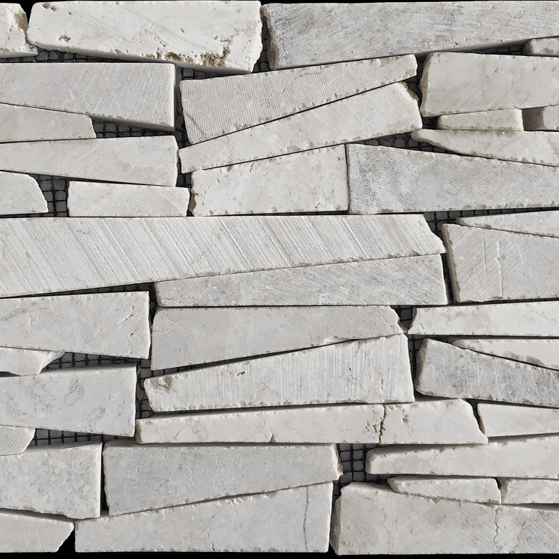 White Mix Marble Interlocking