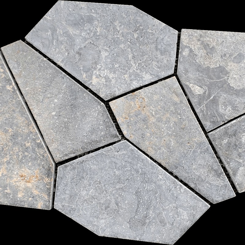 Opus Light Grey Marble Meshed Mounted Mosaic