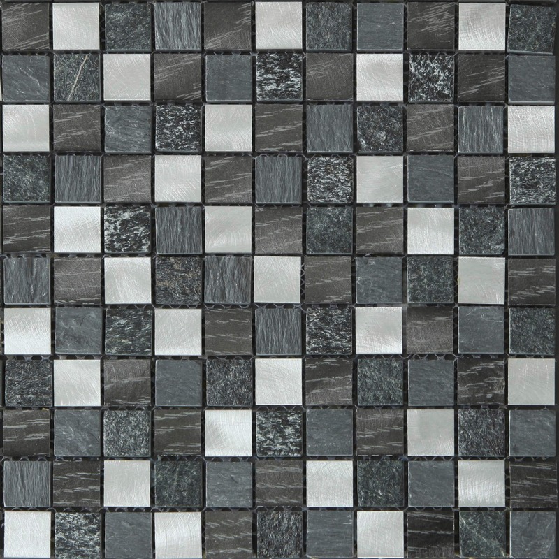 Stone Grey Black Aluminum Mix