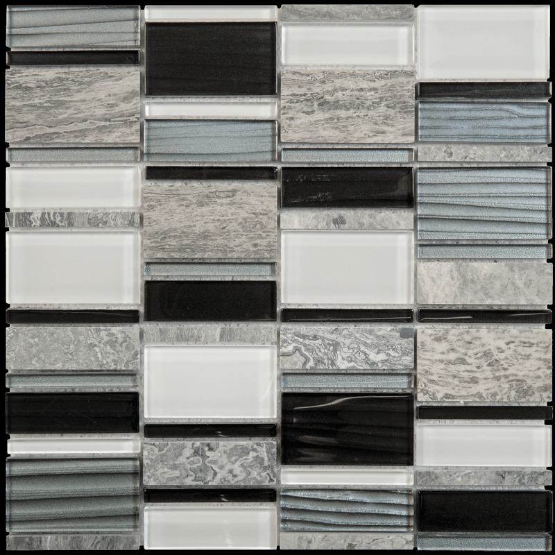 Marble Grey/Glass Black/Grey/White