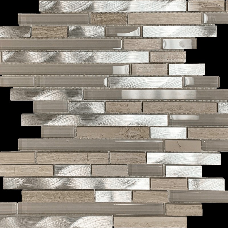Beige Marble/Beige Glass/Aluminum