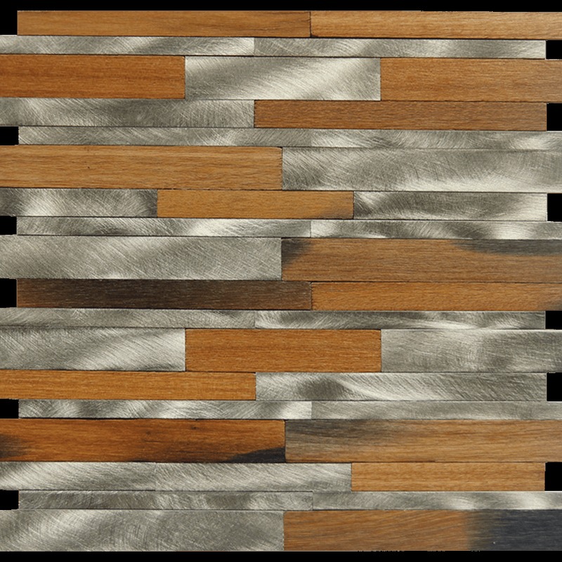 Catalpa Wood / Gold Aluminum
