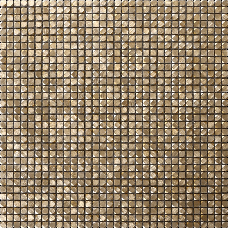 Mini square gold aluminum