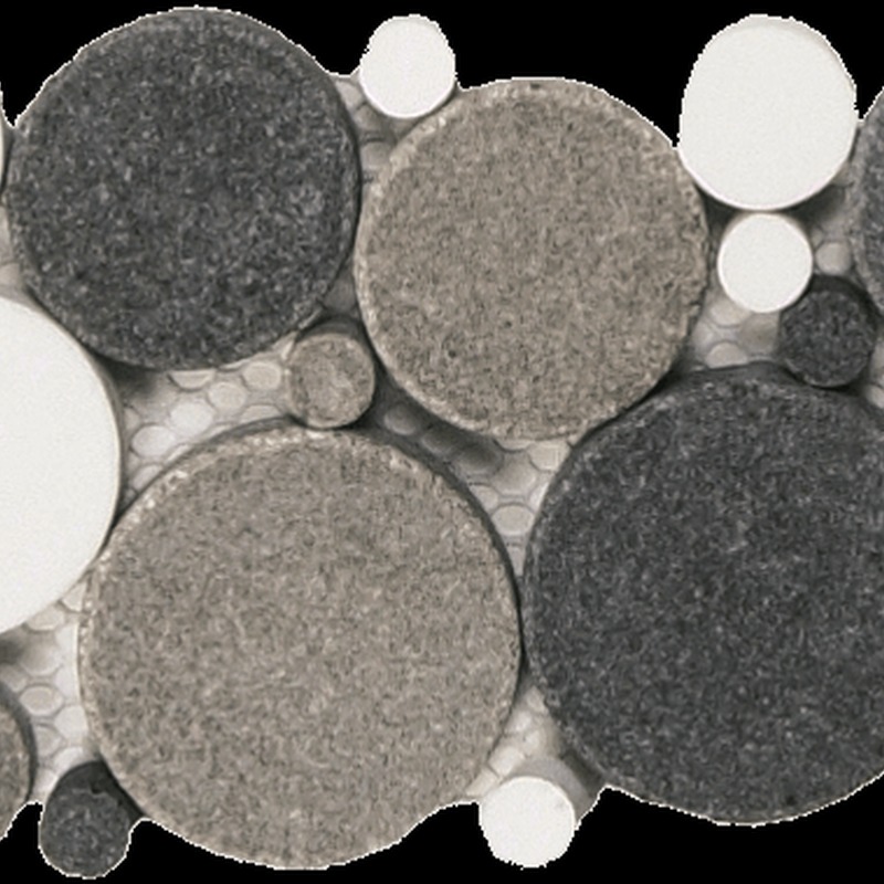 Reconstituted Pebbles Mixed Stone Mosaic #10