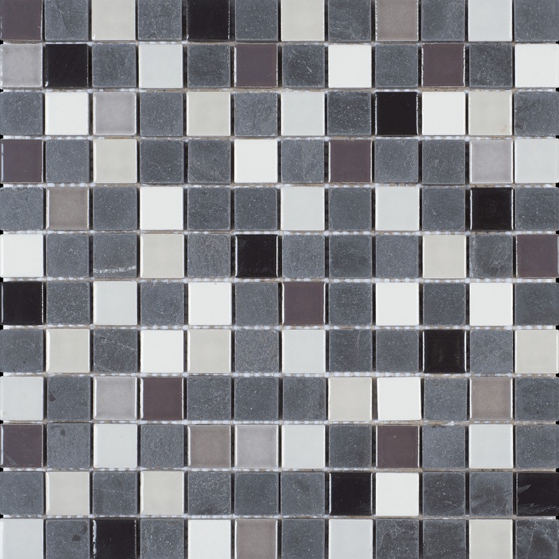 Black Stone / Grey White Ceramic Mix