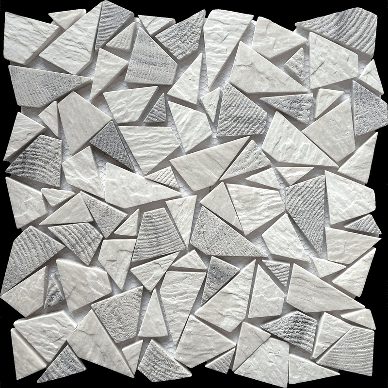White Grey Mix Matte