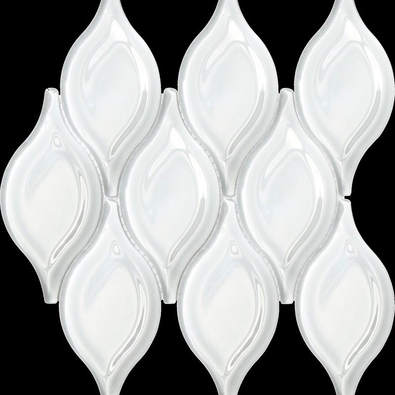 Glass "Tears" White