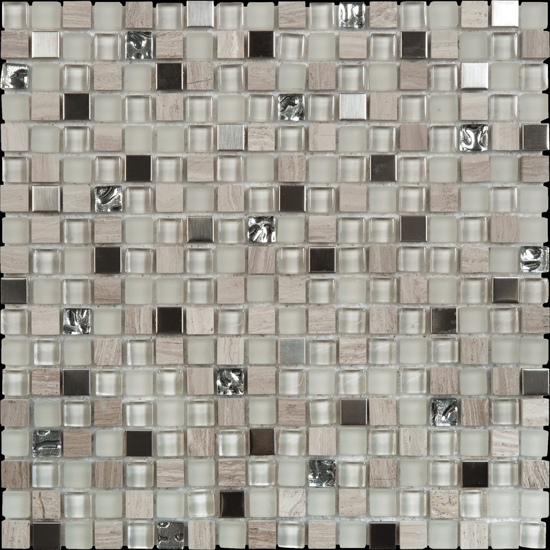 Mix Steel/Glass/Stone Matte-Glossy