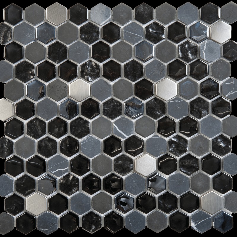 Black Marble/Black Glass/Steel